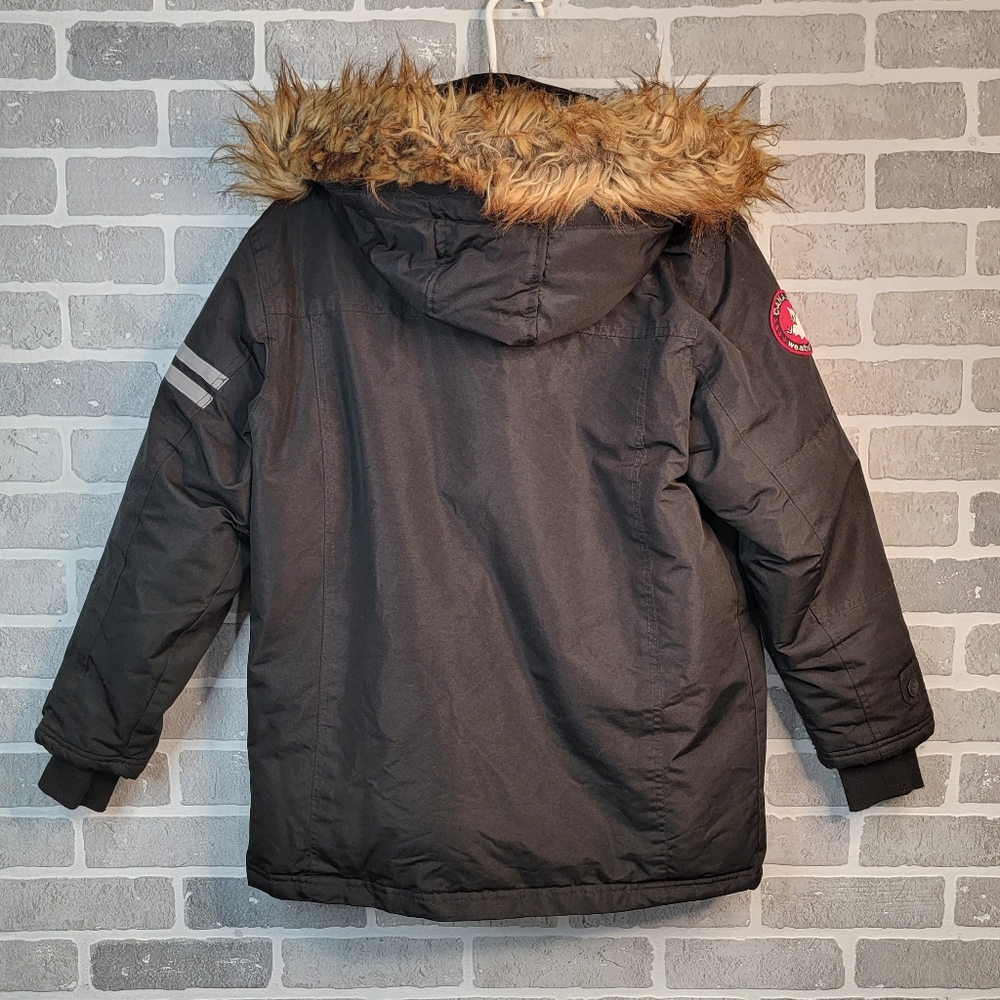 Canada Weather Gear Winter Cold Weather Faux Fur Trim Hooded Parka Coat L - Picture 11 of 15